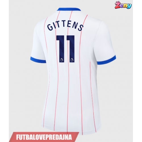 Lacne Ženy Futbalové dres Chelsea Jamie Gittens #11 2026-27 Krátky Rukáv - Tretina